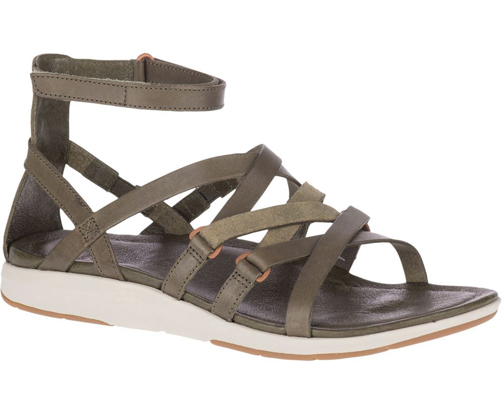 Merrell Sandaler Dame - Kalari Shaw Mid - Olivengrøn - HFR159802